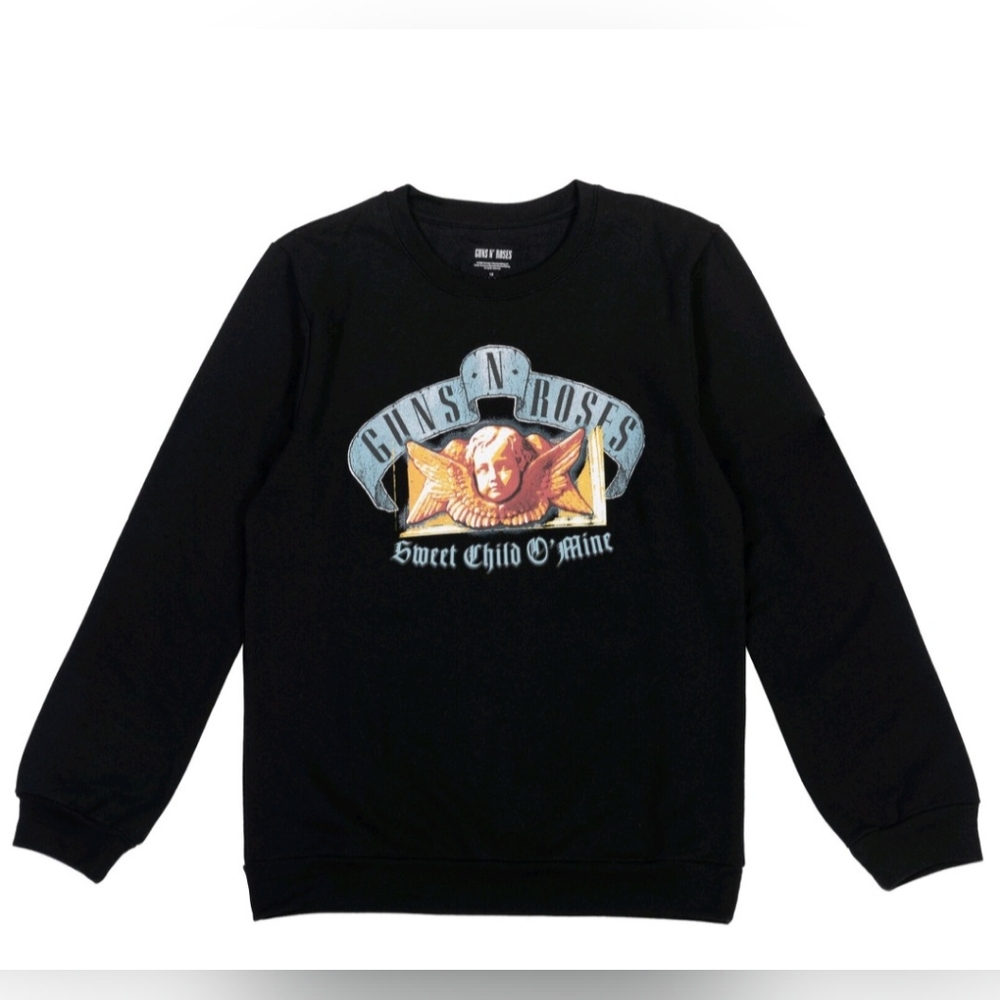 Guns n Roses Childrens Girls Boys Unisex Sweet Child O' Mine Sweatshirt sz 8